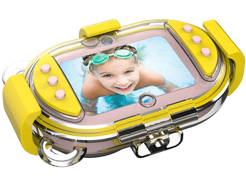 Agfa Unterwasserkamera Realkids Waterproof Pink Kinderkamera zur Erkundung des Meeresbodens