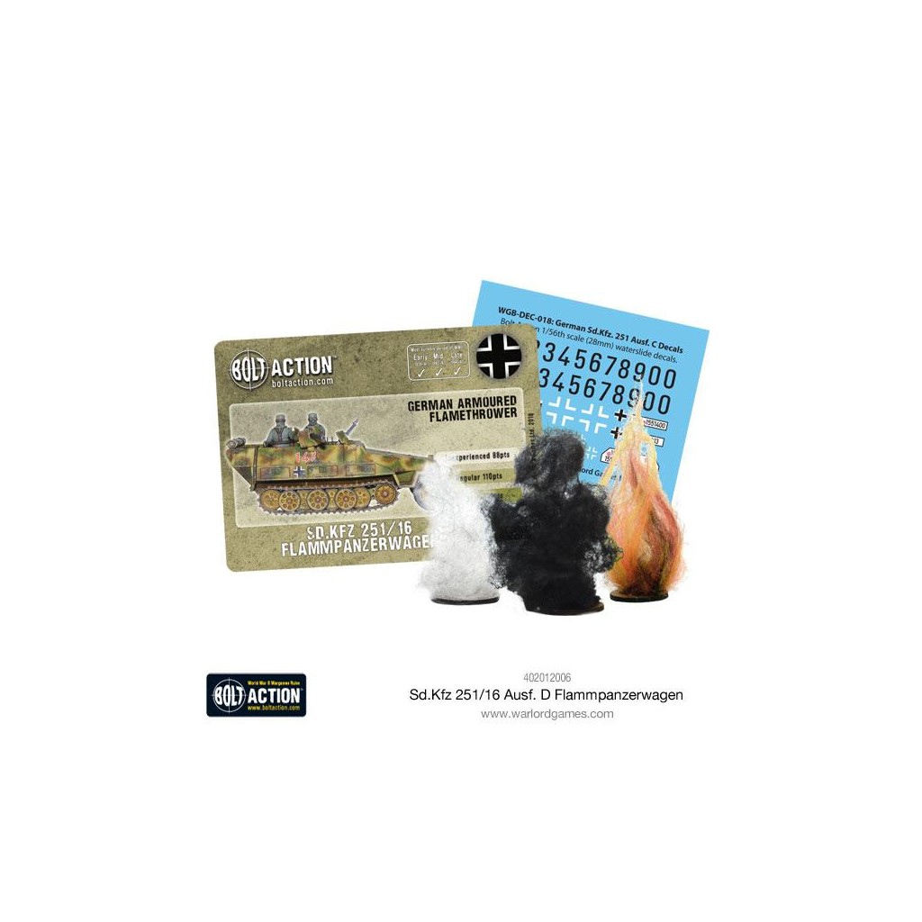 Bolt Action - Sd.Kfz 251/16 Ausf D Flammenpanzerwagen