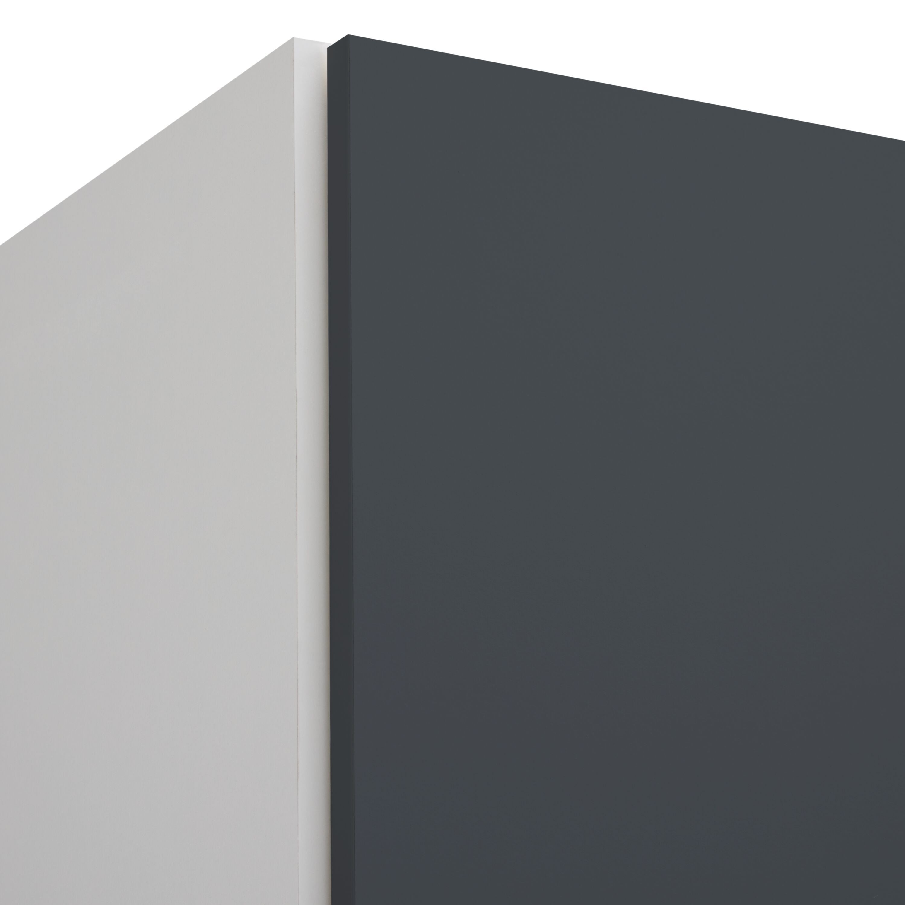 MODUL Drehtürenschrank - Anthrazit / B: 153.0 cm x T: 59.0 cm x H: 195.0 cm