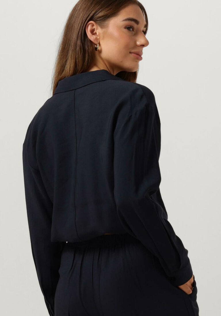 LOLLYS LAUNDRY donkerblauwe lollys laundry blouse tobago