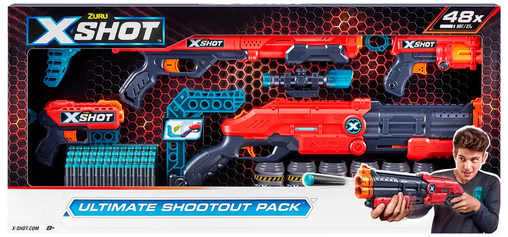 X-Shot Ultimate Shootout - assorterede designs
