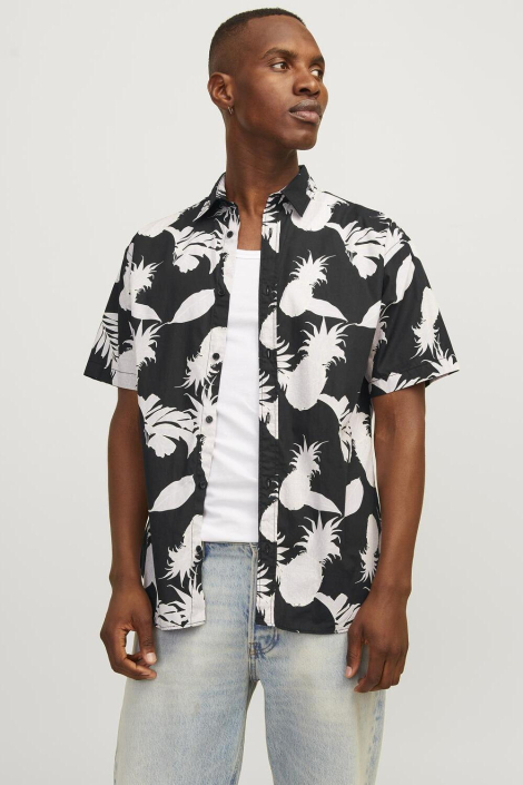 Jack & Jones zwarte heren overhemd