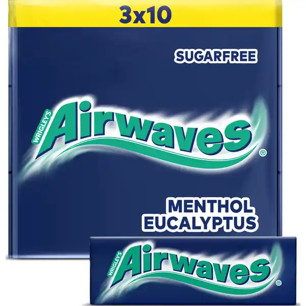 Menthol & Eukalyptus, zuckerfreier Kaugummi