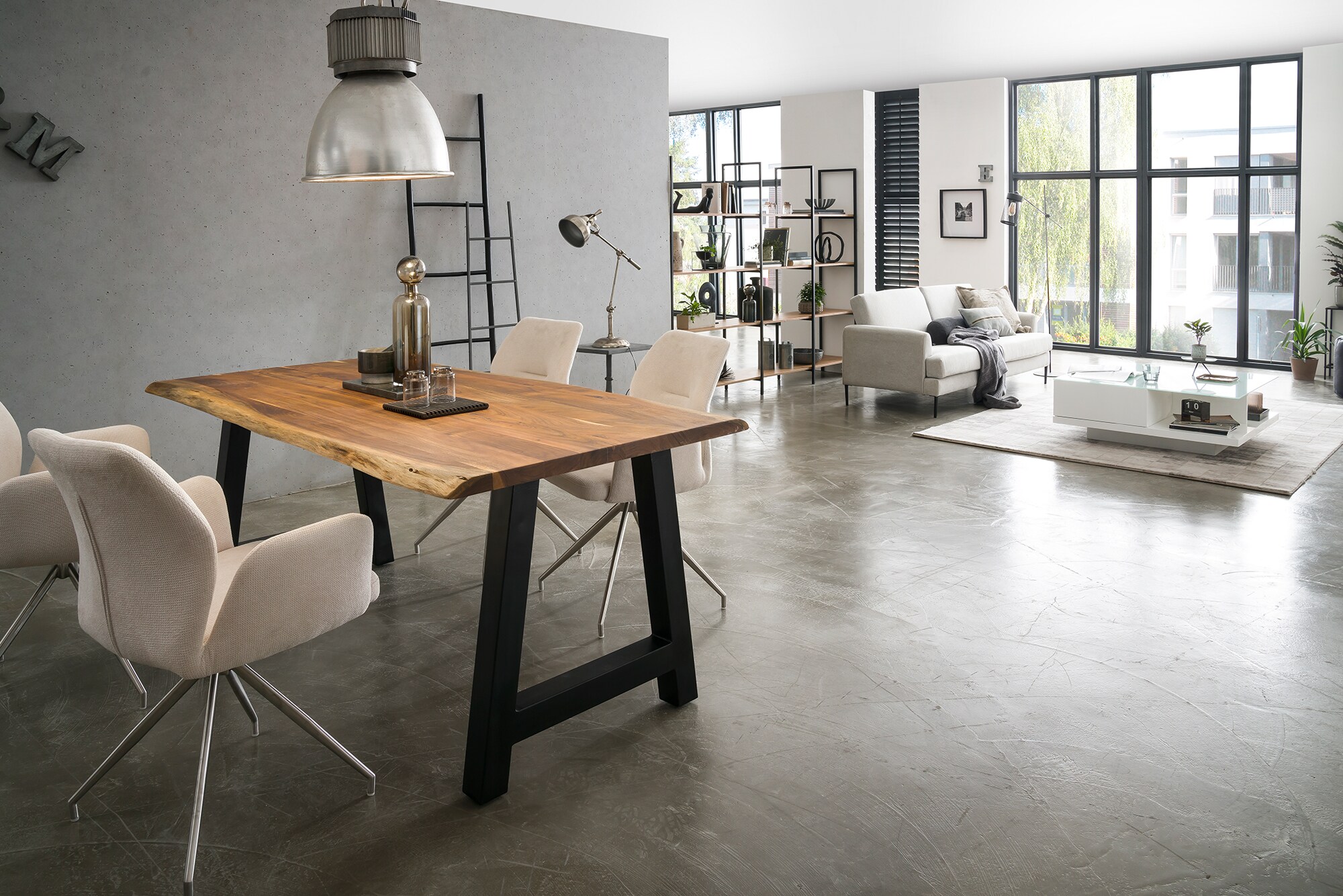 Esstisch Akazie 220x110 cm Esszimmertisch Küchentisch Tisch Holztisch