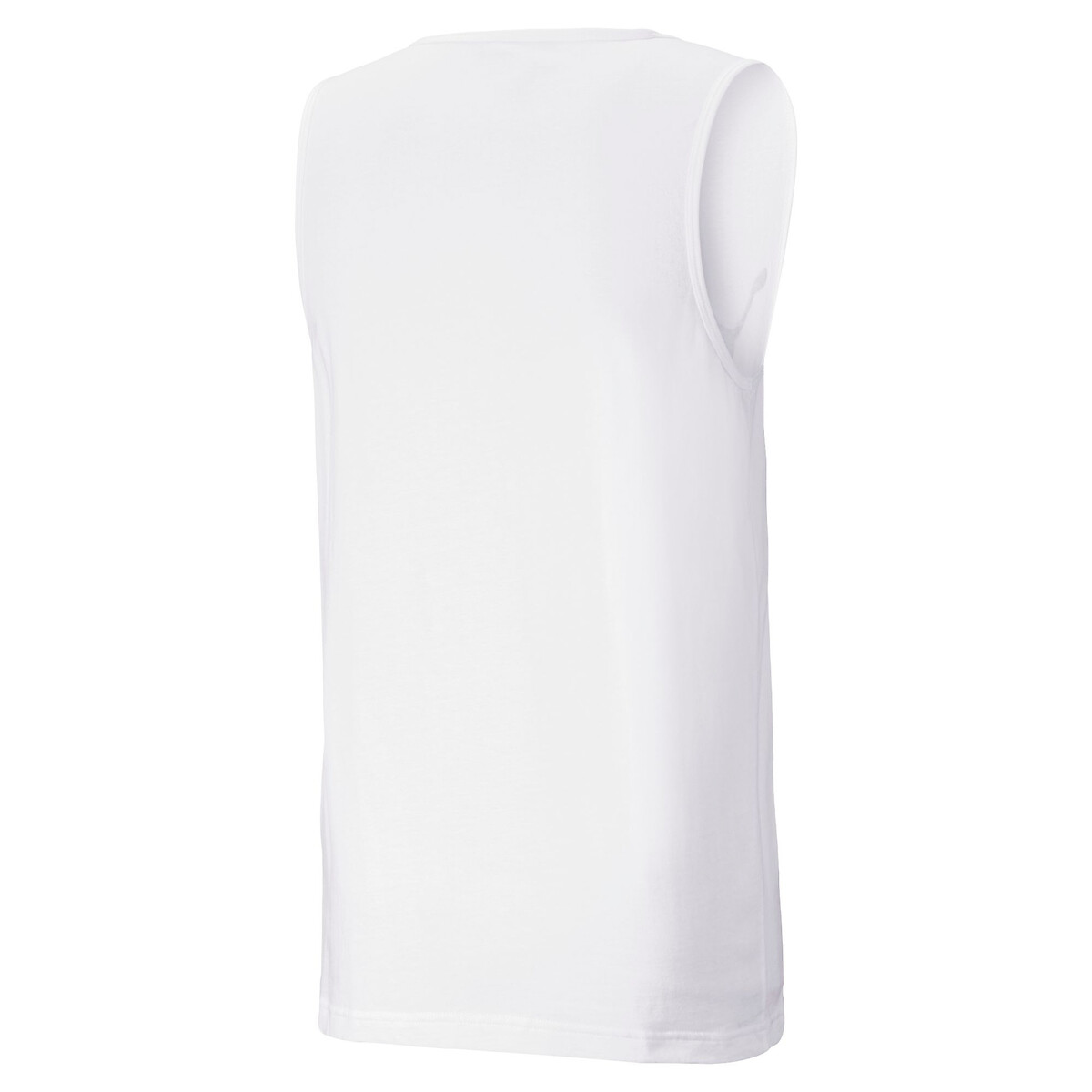 PUMA<br>Camiseta sem mangas, gola redonda em puro algodão