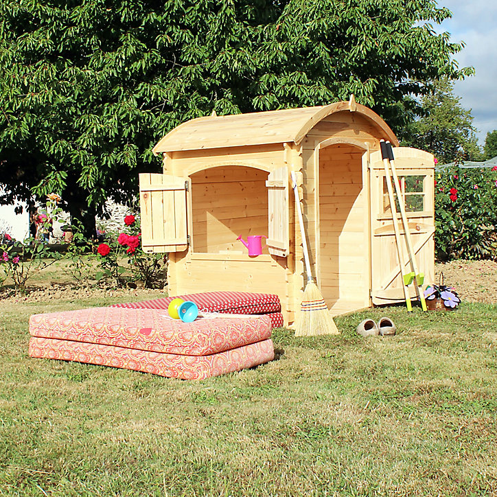Cabane pour enfant bois Soulet Lison arrondis