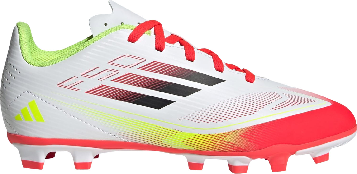 F50 Club FG/MG Junior Cloud White/Core Black/Solar Yellow