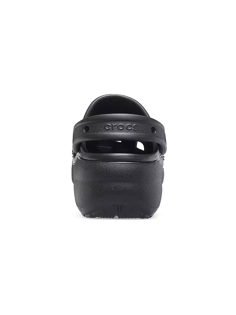 CROCS Pantoletten CLASSIC PLATFORM CLOG schwarz