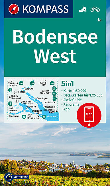 KOMPASS - 1A BODENSEE OUEST KOMPASS