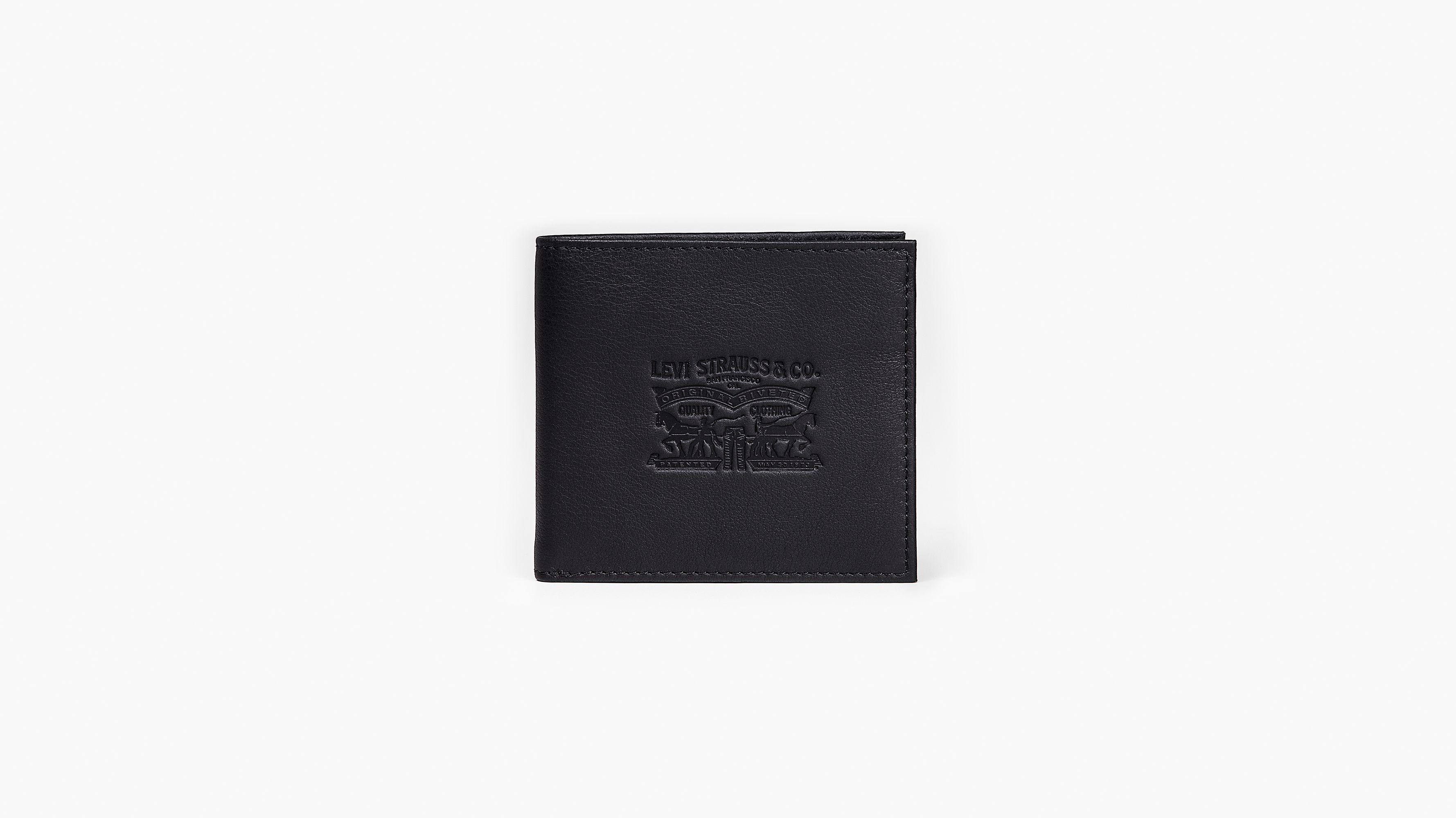 Porte-monnaie vertical Vintage Two Horse - Regular Black - Noir