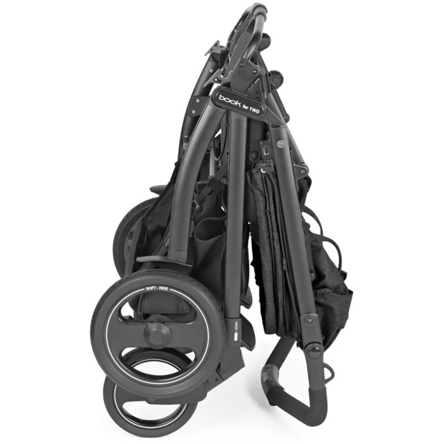 Peg Perego Zwillingskinderwagen Book for Two Ardesia