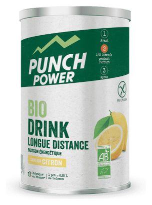 Punch Power Biodrink Longue Distance 500 g - Boisson énergétique - Citron