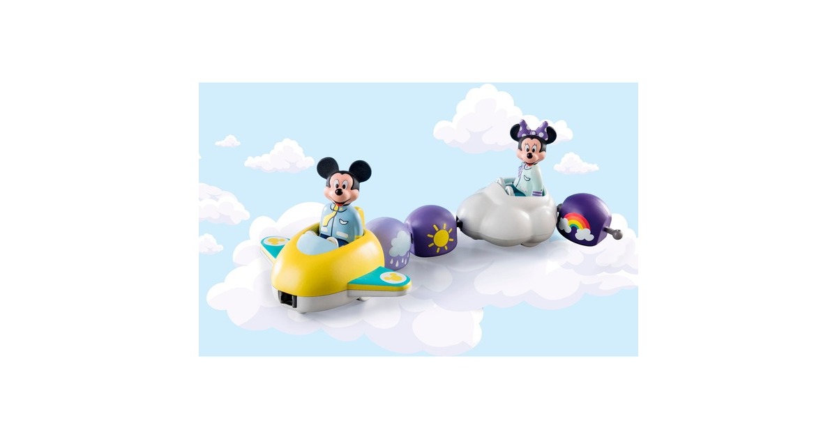 PLAYMOBIL1.2.3 - Mickey Mouse Wolkentrein Constructiespeelgoed  (71320)