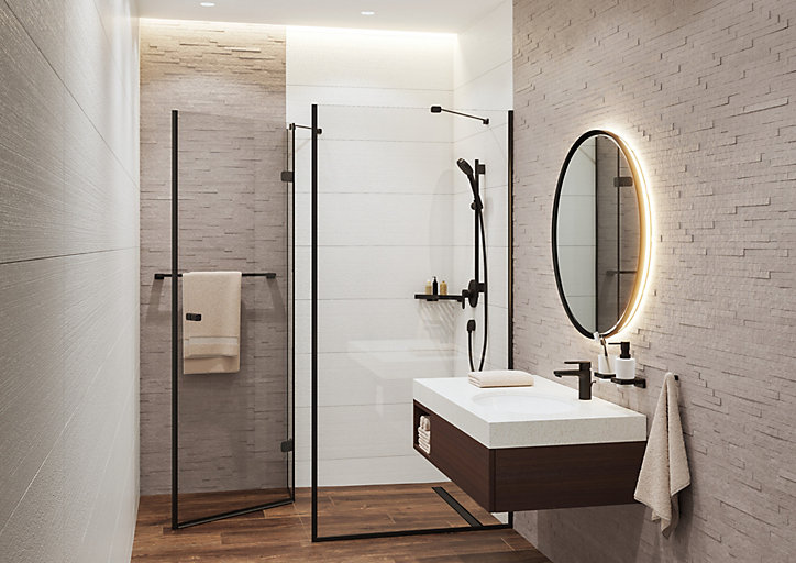 Distributeur de savon liquide noir mat Addstoris Hansgrohe