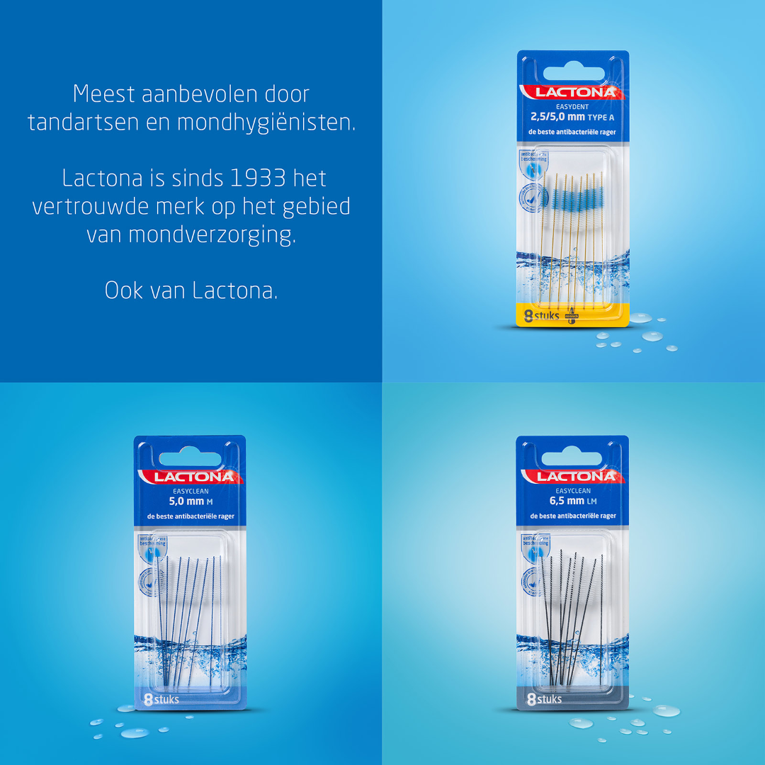 Lactona Easydent B 3.1-8mm zonder houdertje (8 stuks)