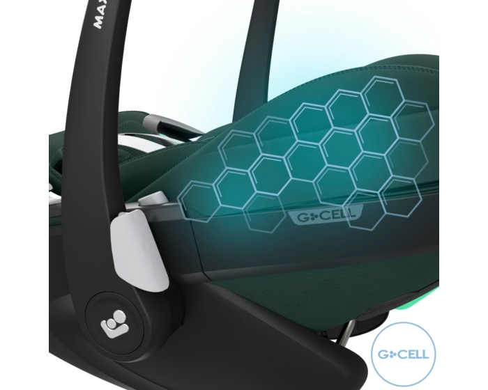 Pebble 360 Pro² 0 - 18 M  40 - 87 cm  0 - 13 kg    Innovative SlideTech® Technologie |    Flache Liegeposition |    ClimaFlow zur Temperaturregulierung |    Easy-in-Gurt |    G-CELL Seitenaufprallschutz |