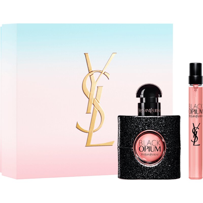 COFFRET CADEAU BLACK OPIUM EAU DE PARFUM 30 ML + 10 ML  COFFRET CADEAU FEMME