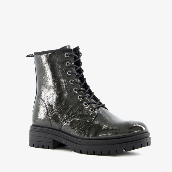 Blue Box dames lak veterboots