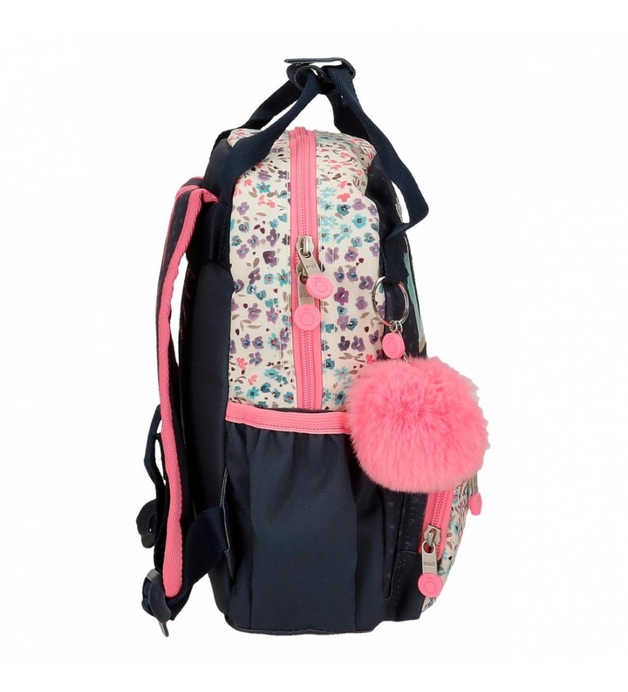 Mochila pequena Enso Travel Time, adaptável, azul marinho
