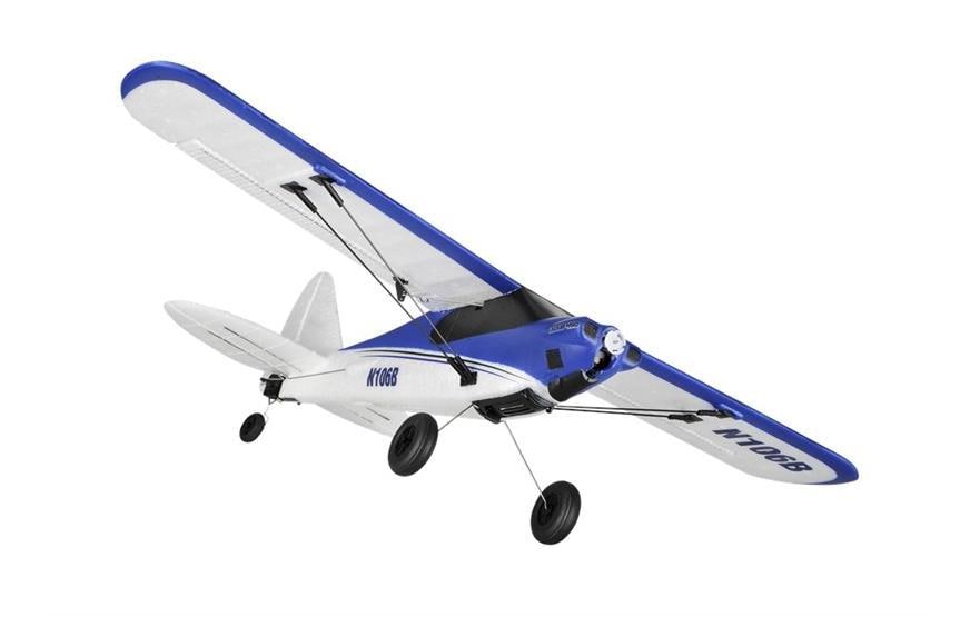Trainer Mini Cub 450 mm, Blau, RTF<br>Kleines 4-Kanal RC-Flugzeug mit Gyro