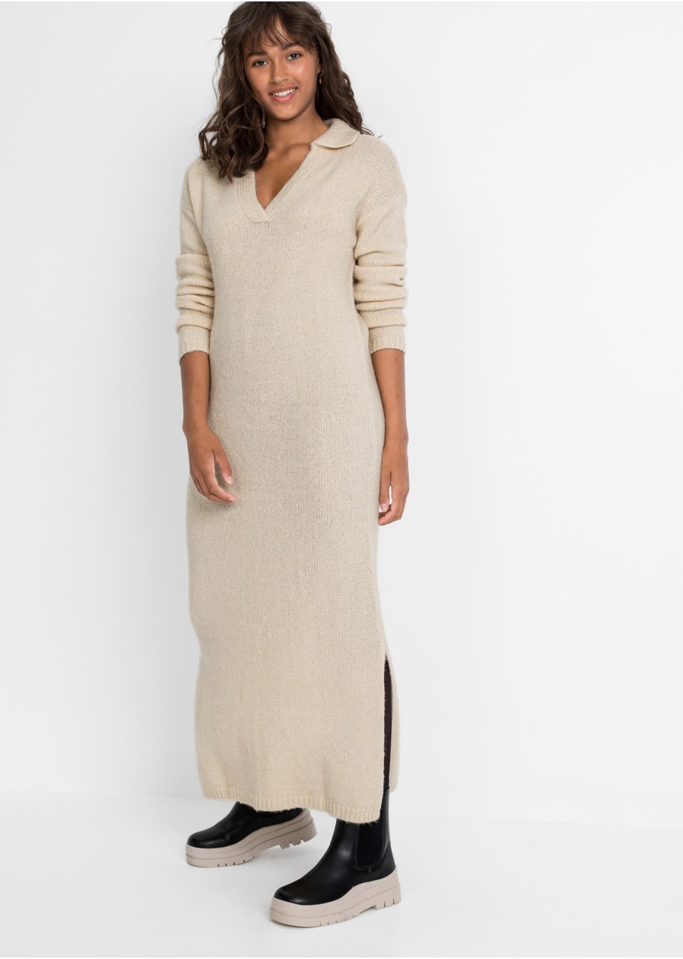Robe en maille oversize