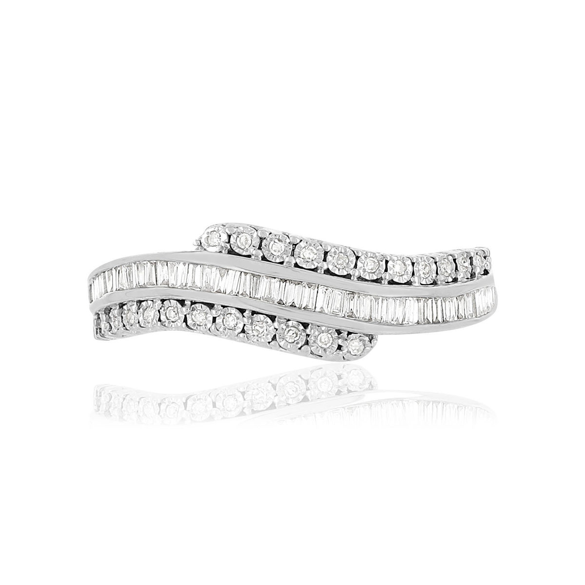 Bague MATY Or 750 blanc Diamants