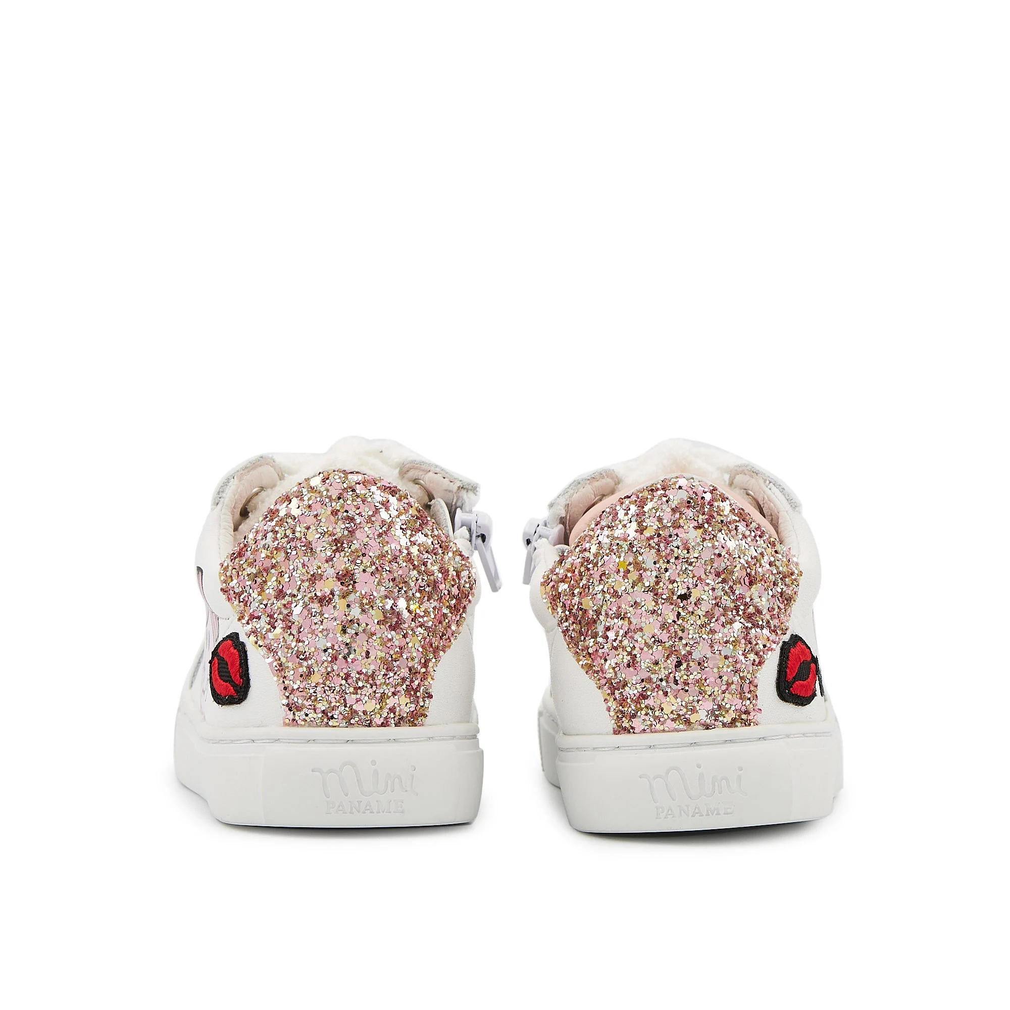 MINI SIMONE CALIN - Sneakers en cuir | Blanc