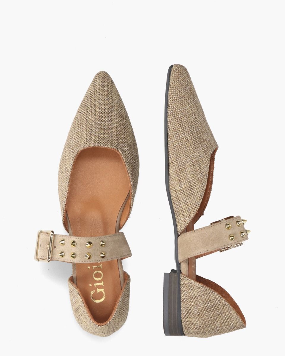 Gioia Waiel Beige Damesballerina's