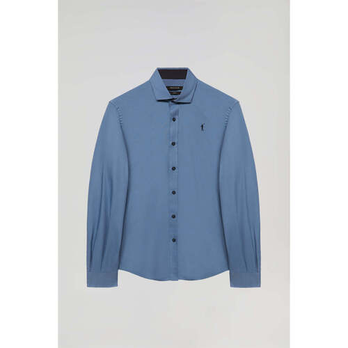 Polo Club - RIGBY GO CONTRAST SLIM SHIRT Azul