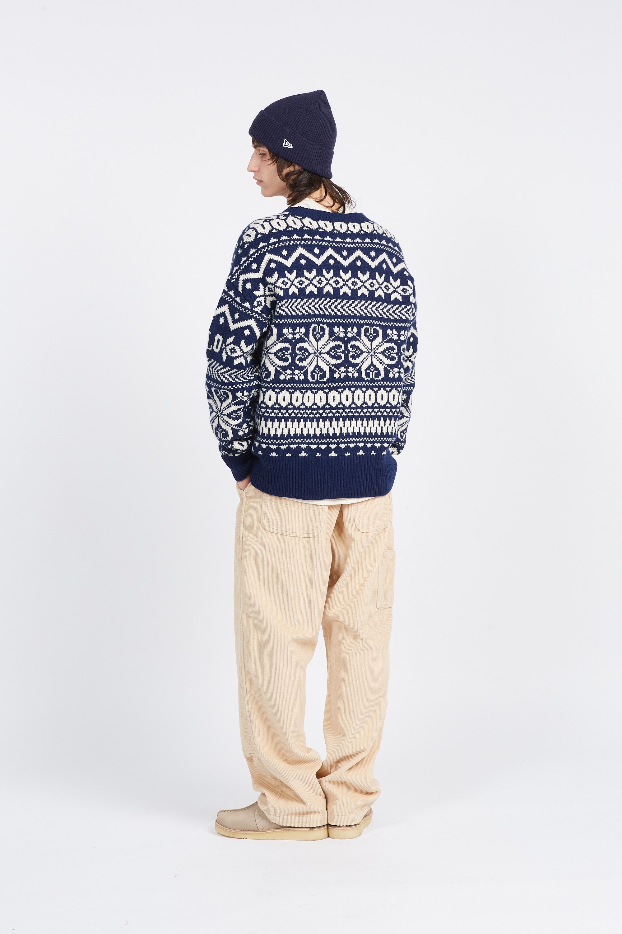 OBEY Pantalon BIG TIMER CORD PANT Beige