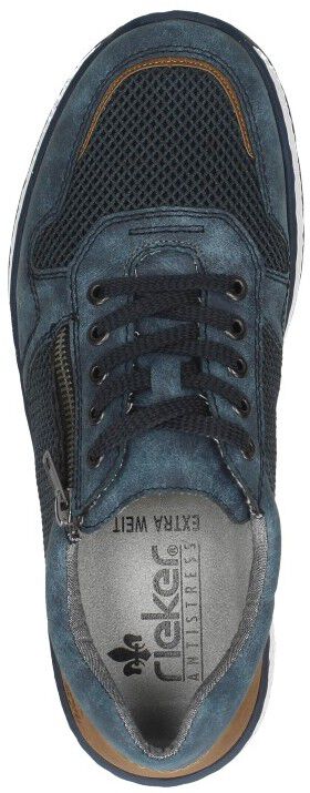 Rieker Veterschoenen Laag blauw