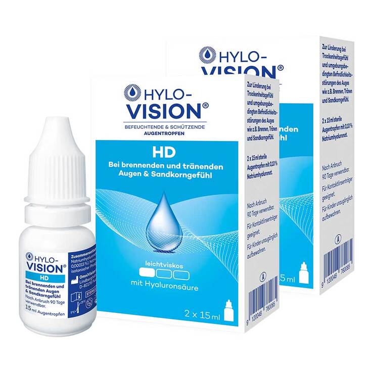 Hylo-Vision HD Augentropfen, 4x15 ml