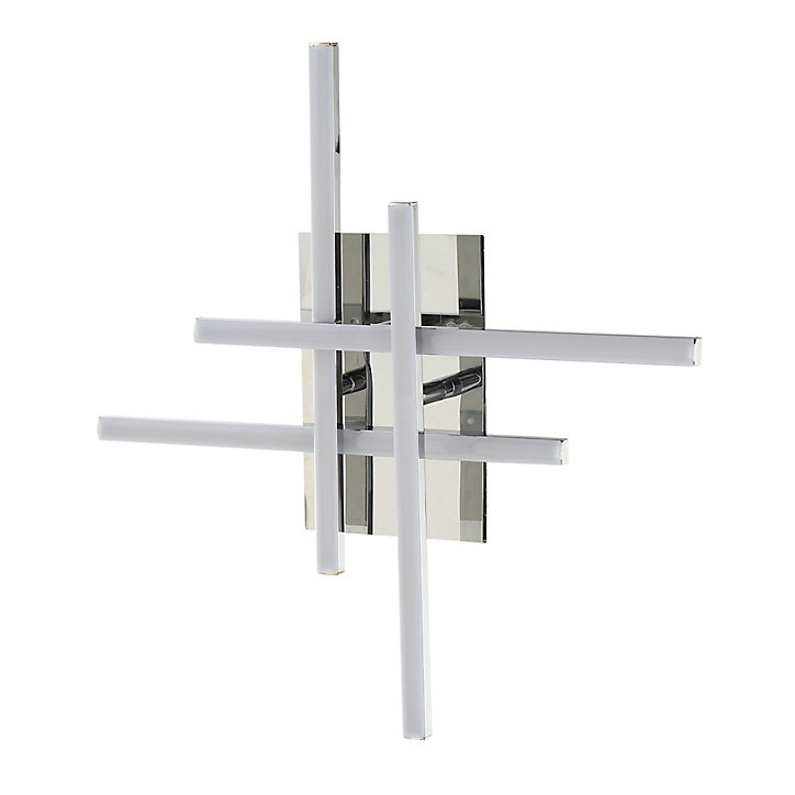 Applique murale LED intégrée Alani 660lm 10W IP20 GoodHome argent