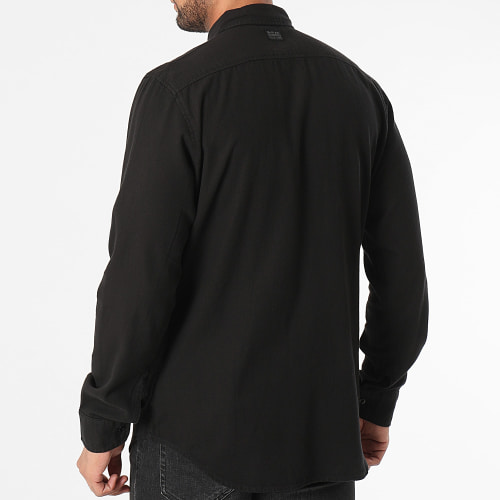 Chemise Manches Longues Marine D20165-7647 Noir