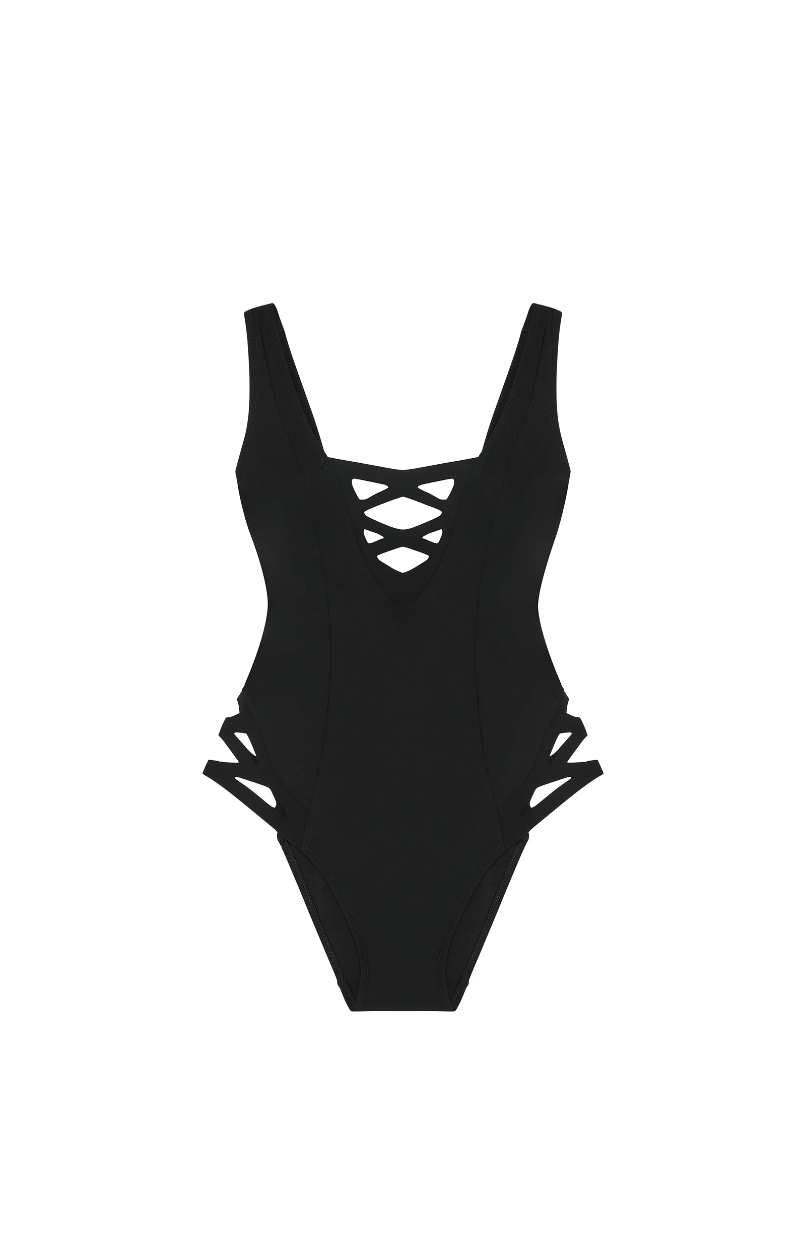 dulcie Maillot de bain 1 pièce à découpes noir Noir