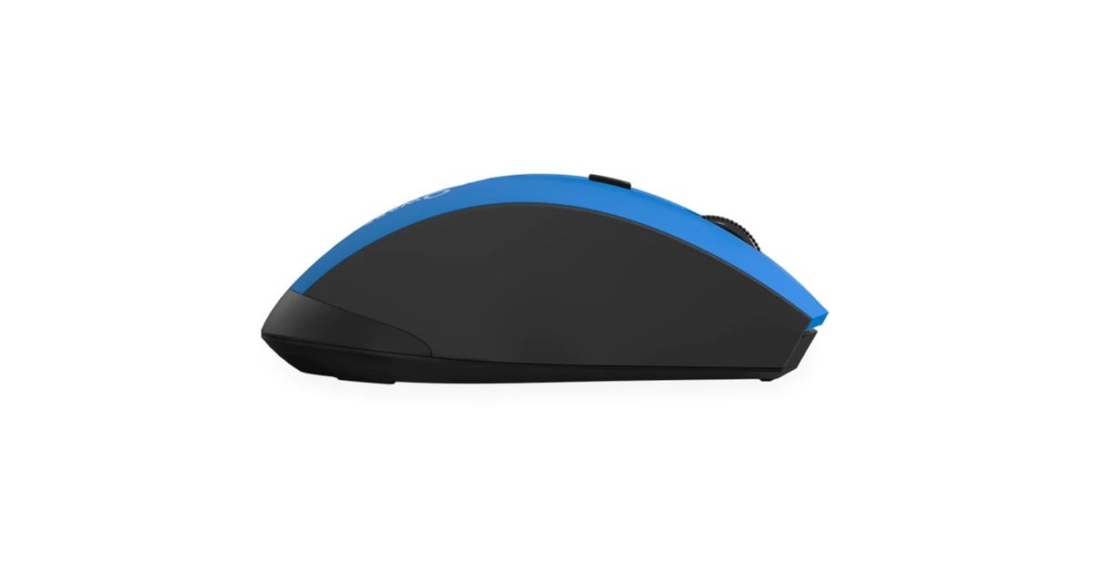 QwareBolton Draadloze Muis  (Zwart/blauw, 800 - 1600 DPI)