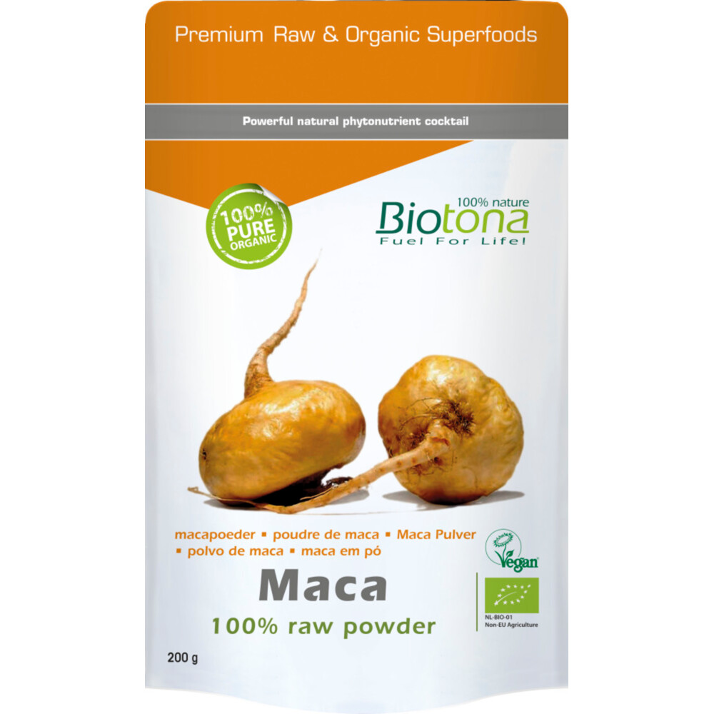 Biotona Maca Raw Powder Bio 200 gr