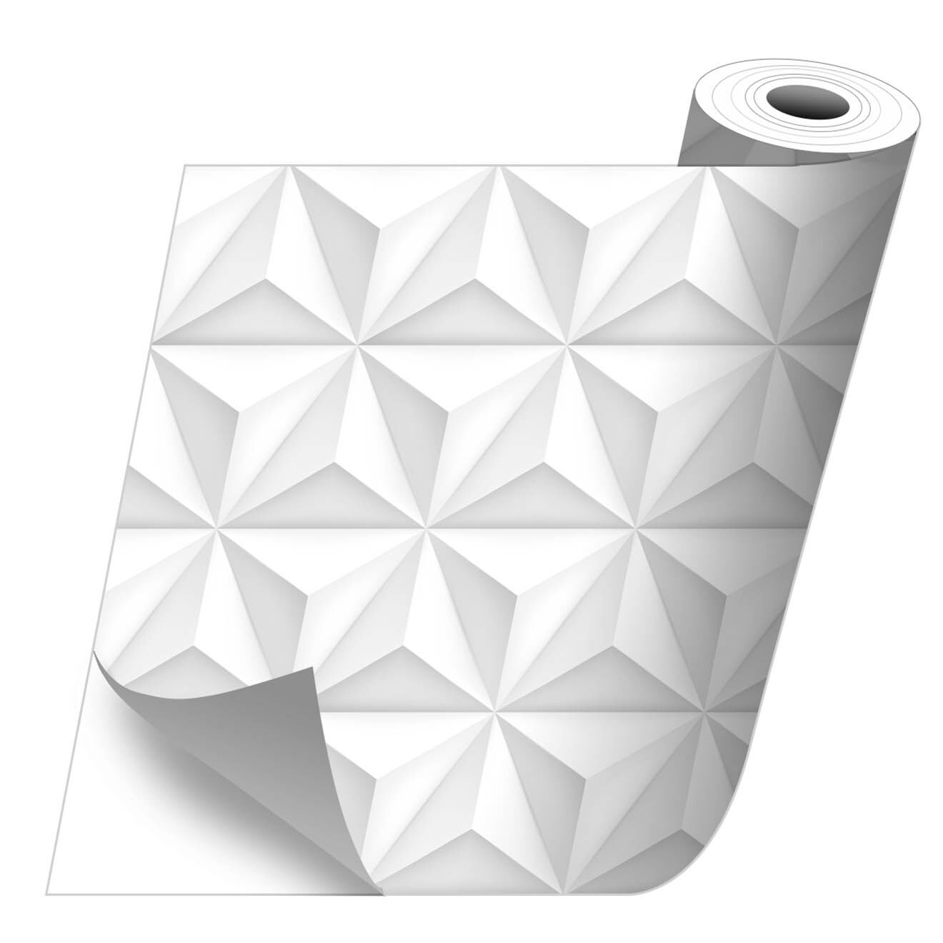 Floorart Stickers en rouleau Triangulos 3d multicolore - 50x100 cm