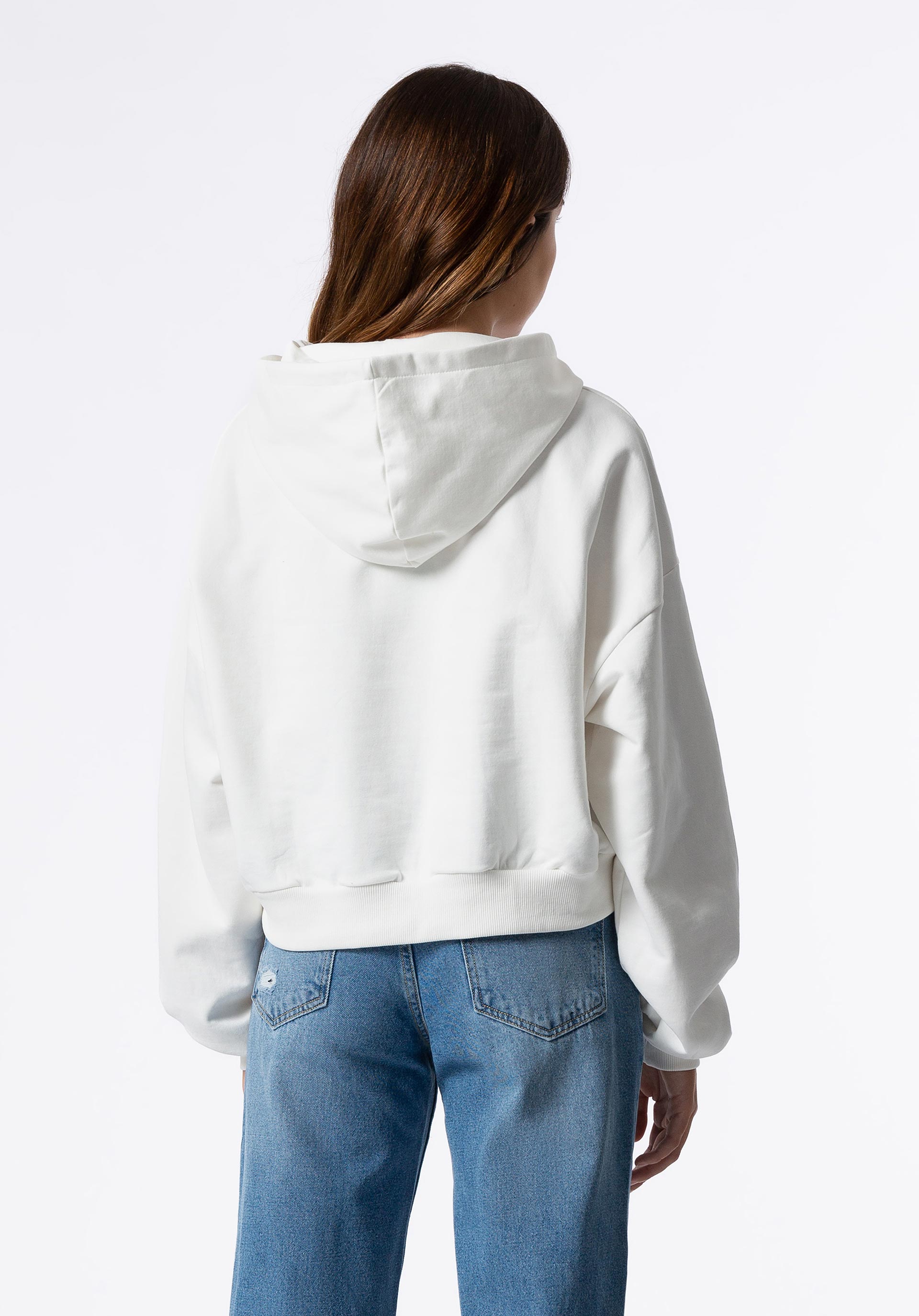Hoodie com Estampado Frontal