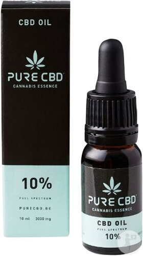 Pure CBD Oil Full Spectrum 10% Flacon Compte-Gouttes 10ml