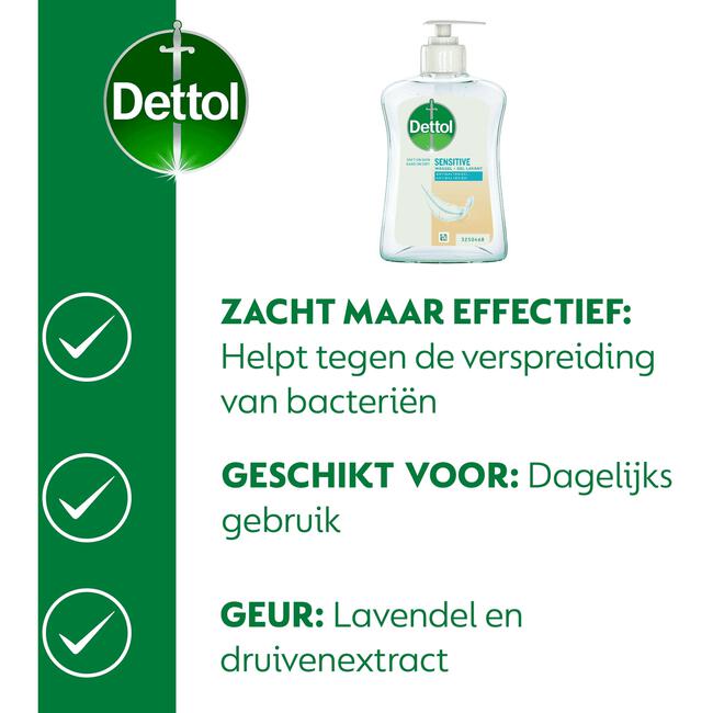 Dettol Antibacterieel Lavendel Druivenextract Handzeep 250 ML