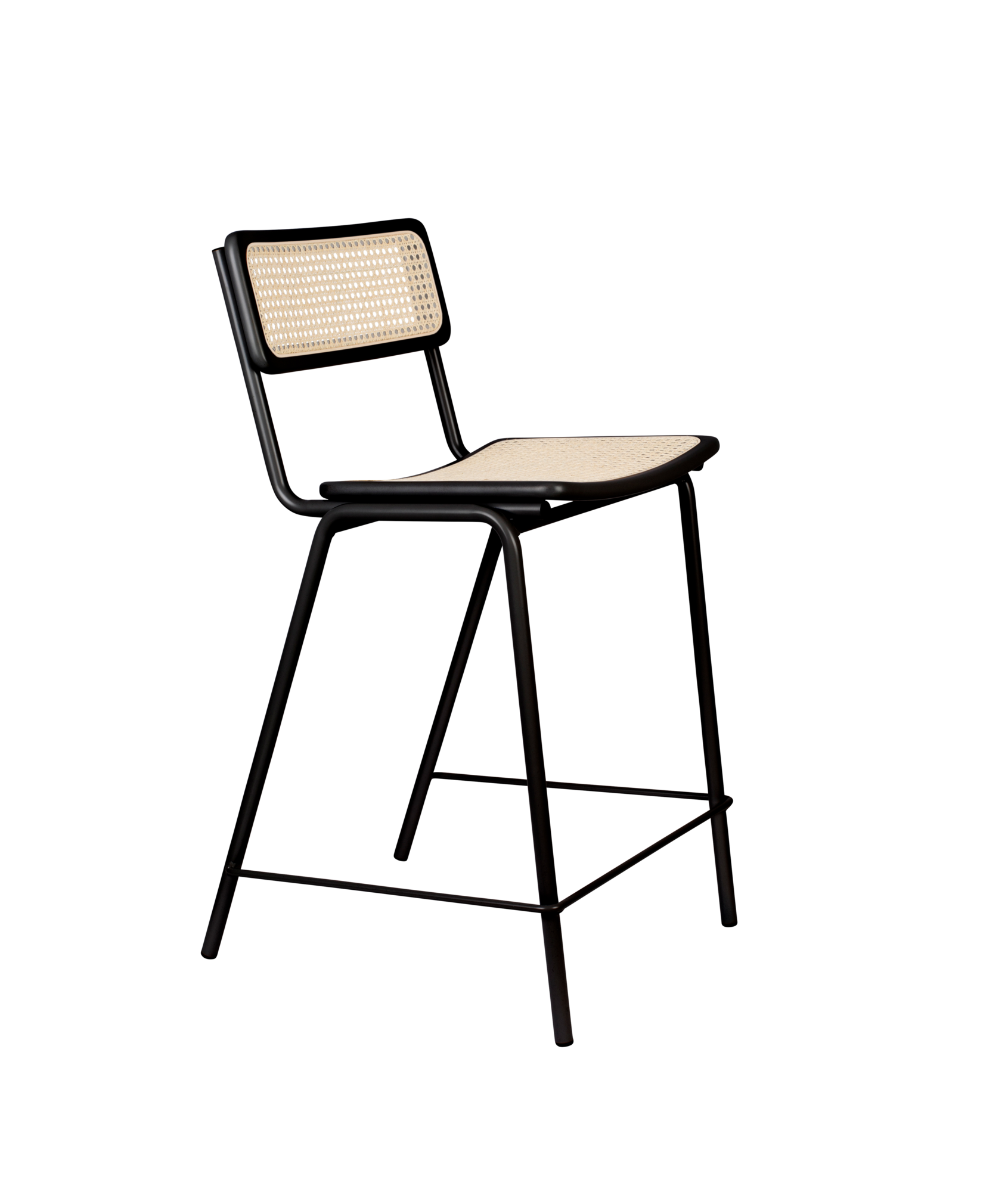 Zuiver Jort Barkruk 66,50 cm Zwart/Naturel