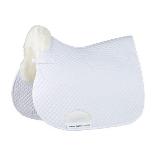 Protetor de sela Merino High Cross para todas as modalidades, branco