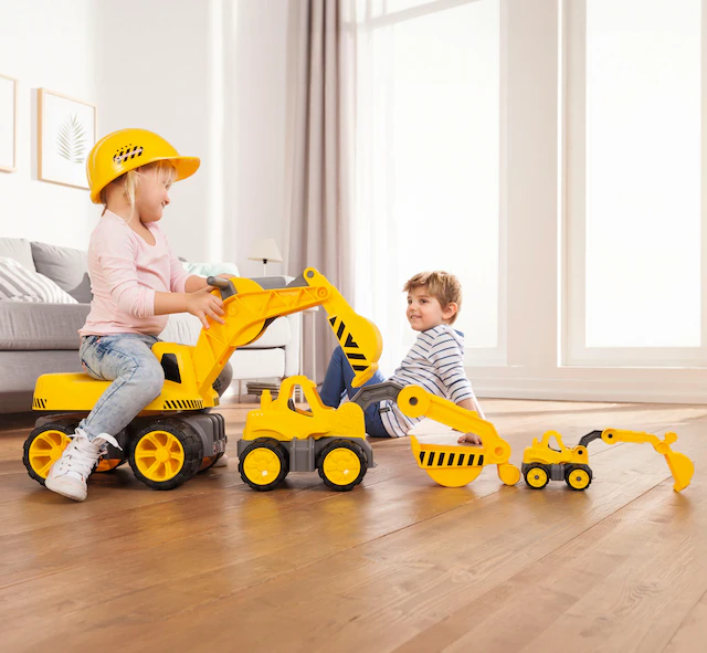 BIG Spielzeug-Bagger »BIG Power Worker Maxi Digger« Aufsitz-Bagger, Made in Germany