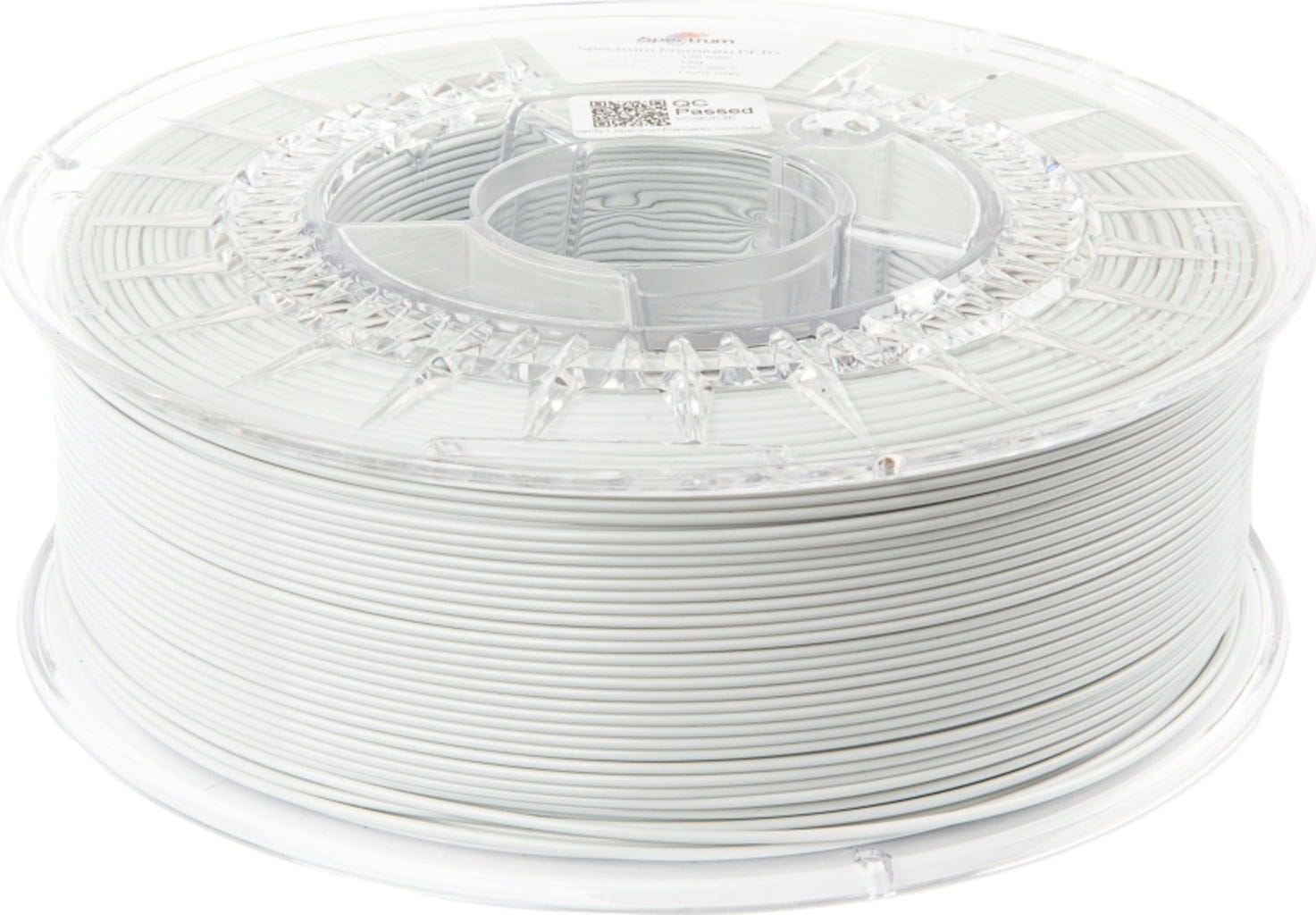 Spectrum  PETG Premium Light Grey, 1,75 mm / 1000 g    Vielfältiges Filament mit hoher Transparenz & Temperaturbeständigkeit