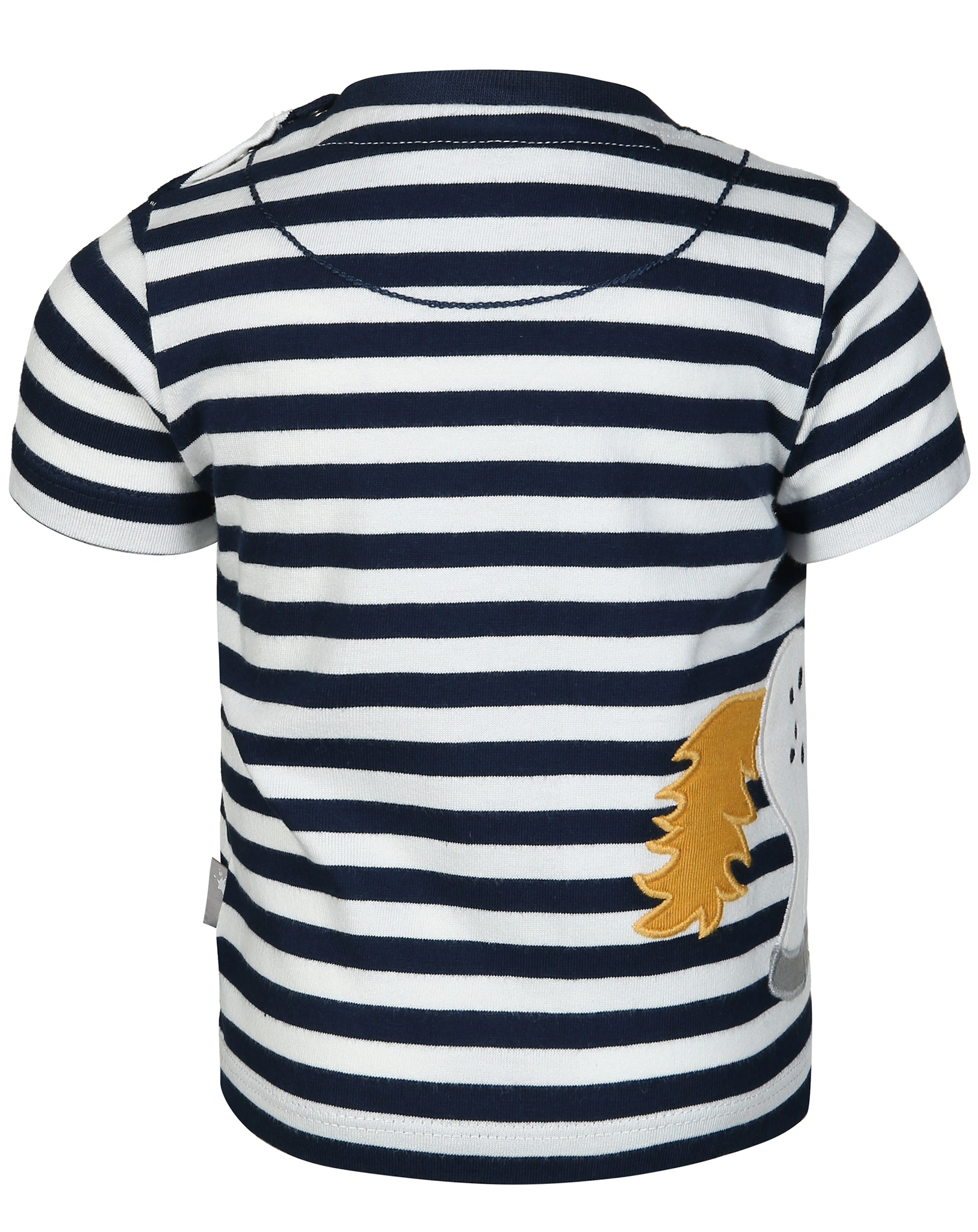 T-Shirt KLEINES PONY gestreift in weiß/dunkelblau