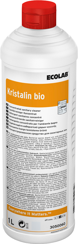 Ecolab Sanitairreiniger Kristalin Bio (1000 ml)