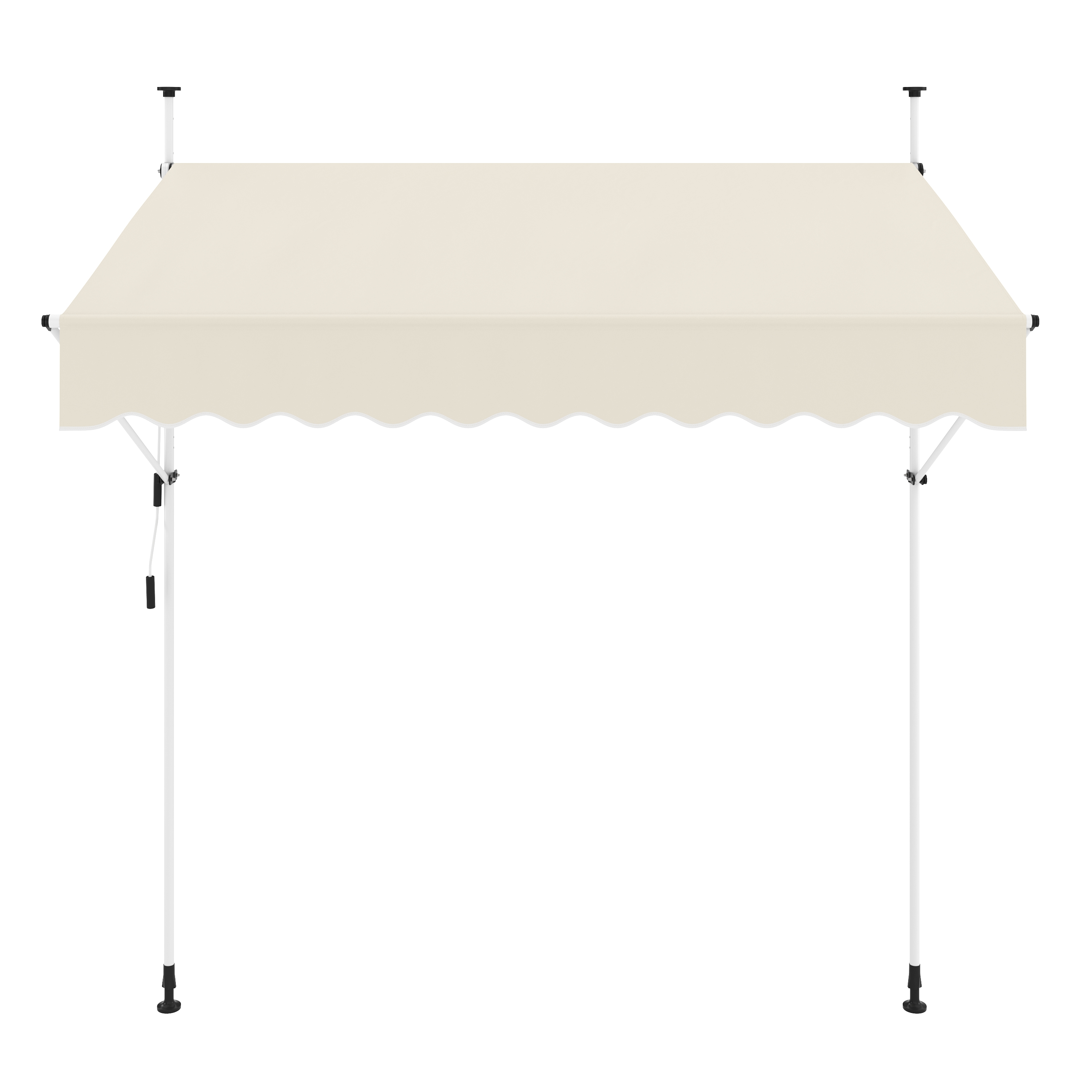 Balkonmarkise 250 x 120 cm beige