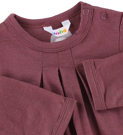 Joha Bluse - Wolle - Bordeaux