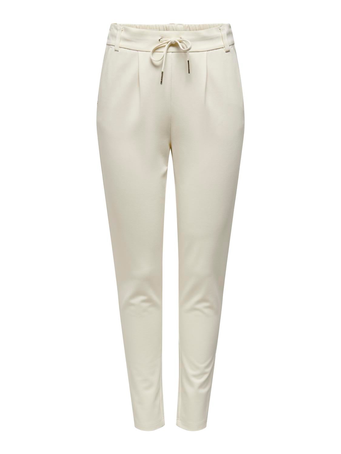 ONLPOPTRASH Mittlere Taille Normal geschnitten Klassische Hose Cloud Dancer